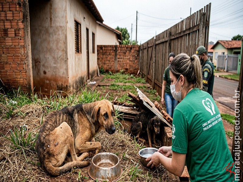 CRIME AMBIENTAL: Denúncia de maus-tratos contra cães mobiliza vizinhos e ONG no Conjunto Olídia Rocha