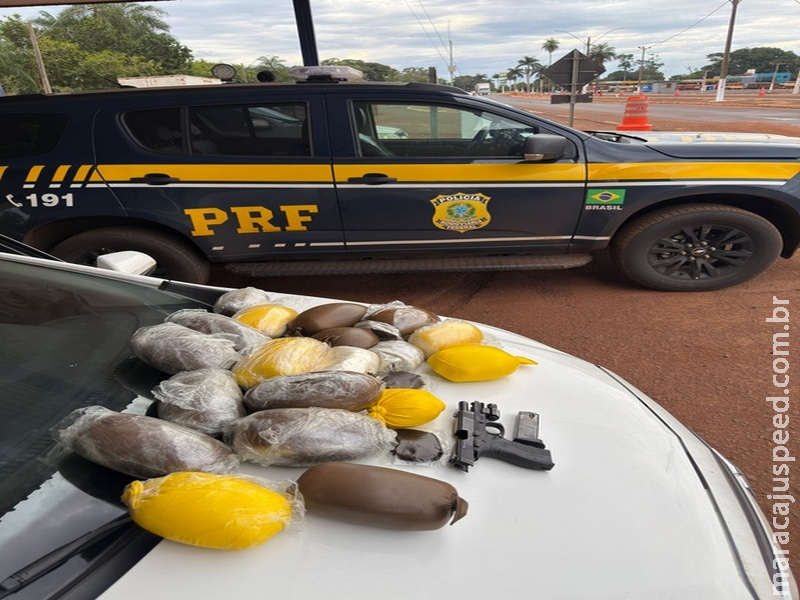 DROGA E ARMA NO TANQUE: PRF desmonta esquema de transporte de ilícitos na BR-163 em Rio Brilhante