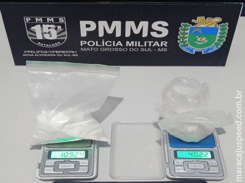 DROGA NA GELADEIRA: Polícia Militar prende homem com 149g de cocaína em Nova Alvorada do Sul