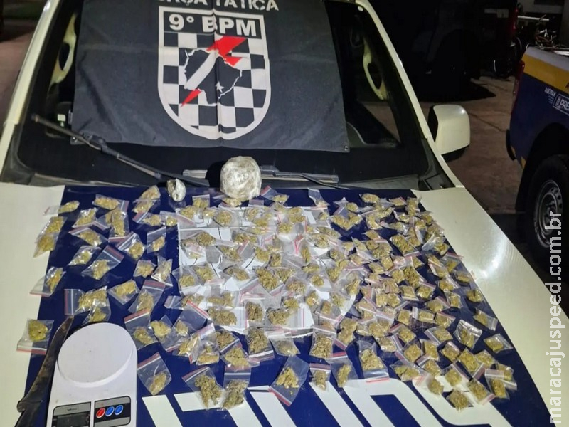 Dupla é presa em flagrante por tráfico de drogas no Jardim Noroeste