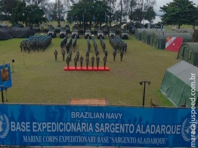 Fuzileiros navais mobilizam robôs, drones e blindados em treinamento para inspeção da ONU no Rio