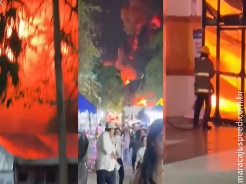 Incêndio de grandes proporções mata cinco pessoas em feira após show no México