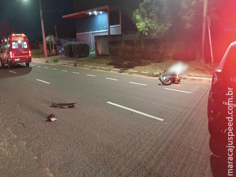 Motociclista morre após invadir preferencial e atingir carro no Montevidéu
