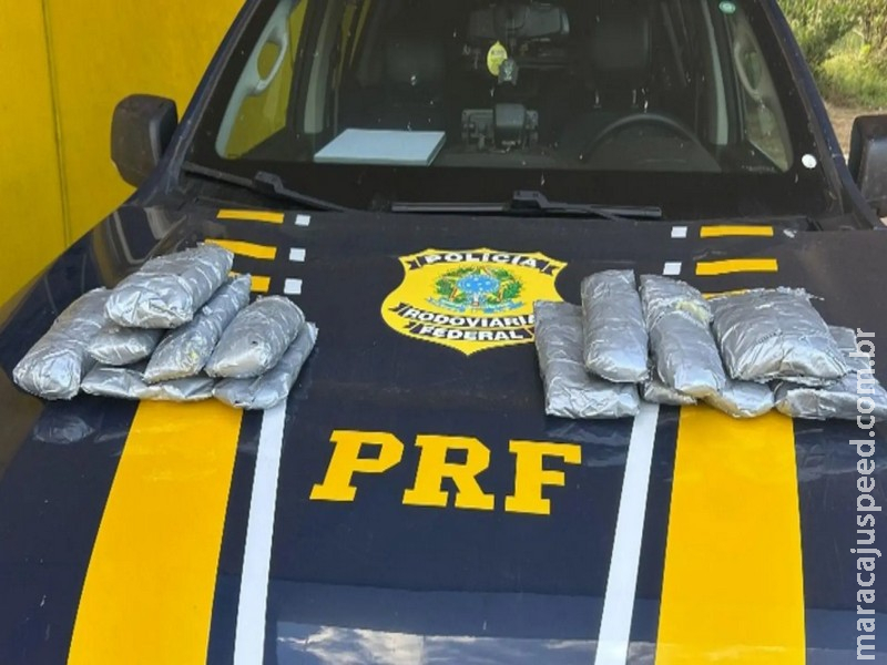 Mulheres são presas com cocaína presa junto ao corpo em veículo de aplicativo na BR-262