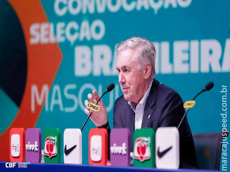 Onde assistir: Ancelotti convoca os 26 jogadores pra Copa do Mundo nesta segunda