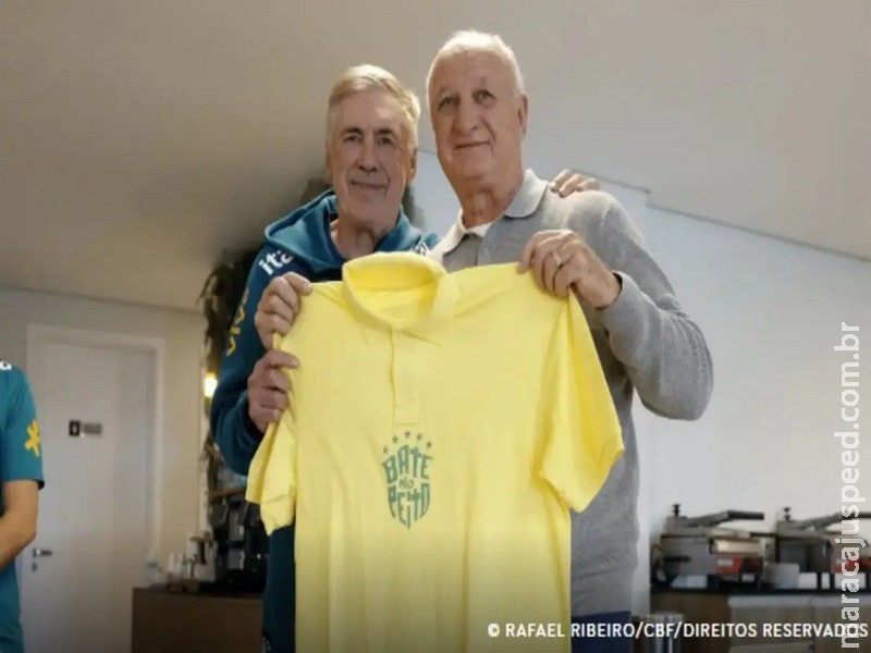 Pentacampeão com a seleção, Felipão é homenageado na Granja Comary