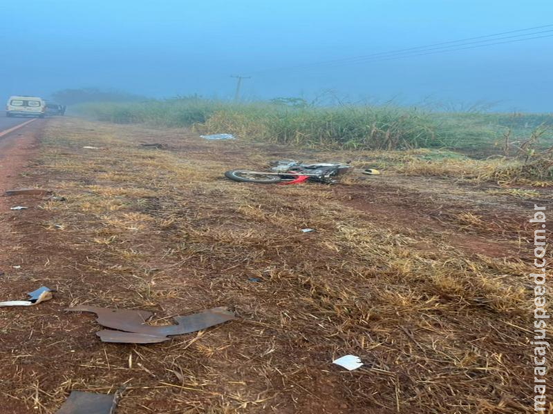 URGENTE: Grave acidente na rodovia MS-164 deixa um morto próximo ao Distrito de Vista Alegre em Maracaju