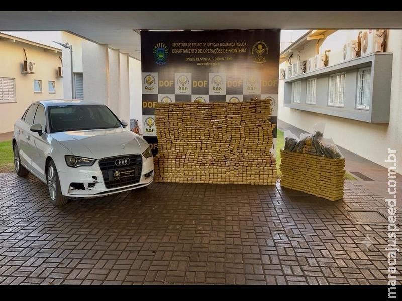 DOF apreende mais de uma tonelada de drogas em Maracaju