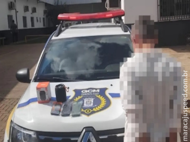 Idoso é preso após furtar e agredir funcionária com soco no rosto na Rodoviária de Campo Grande