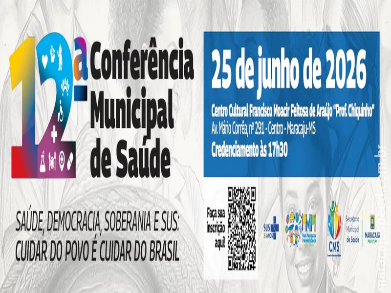 Maracaju realiza 12ª Conferência Municipal de Saúde nesta quinta-feira (25)