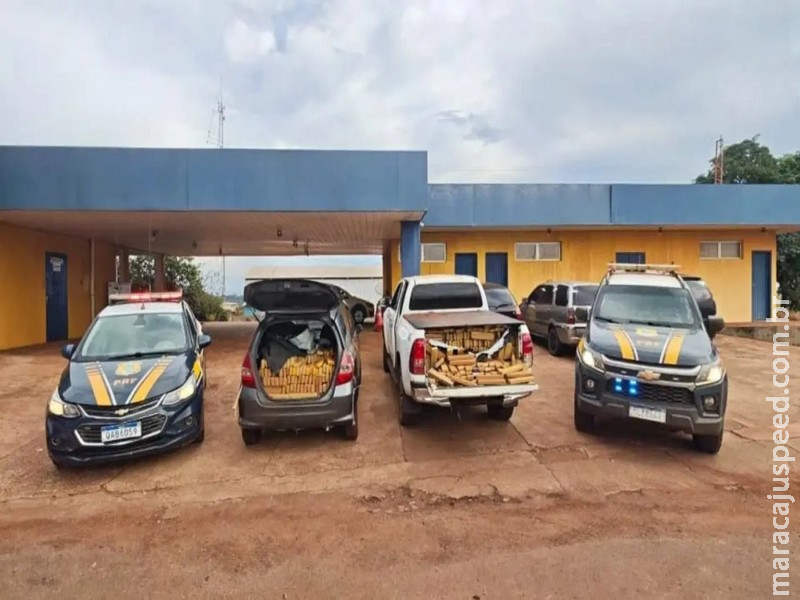 Motorista é preso horas após fugir e abandonar carro com drogas em milharal na MS-379