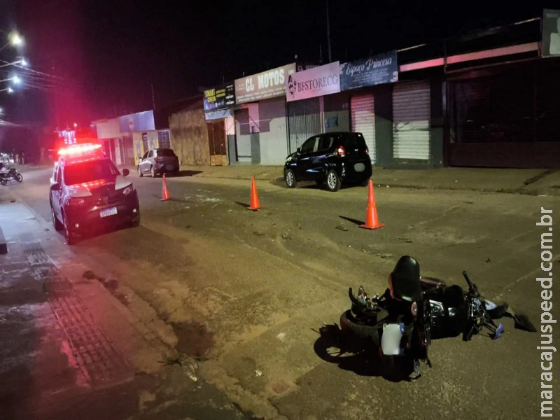 Motorista passa por cima de motociclista em acidente e foge no Centro-Oeste