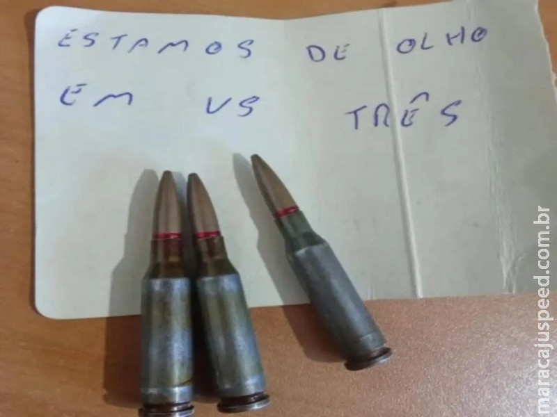 Munições de fuzil e bilhete com ameaça são encontrados em propriedade rural na fronteira