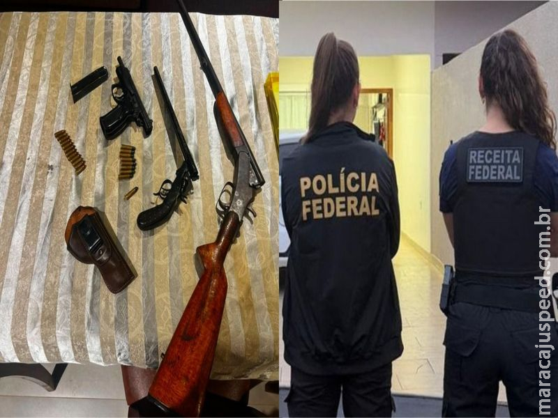 Operação da Polícia Federal contra contrabando de agrotóxicos e cigarros mira alvos em Maracaju