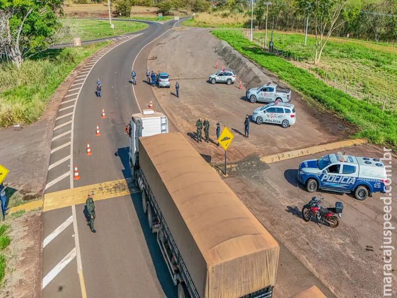 Operação em Selvíria mobiliza policiais de SP e MS