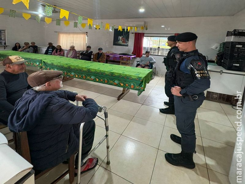 Operação Virtude: PM realiza palestra e orienta idosos sobre golpes e direitos em Maracaju