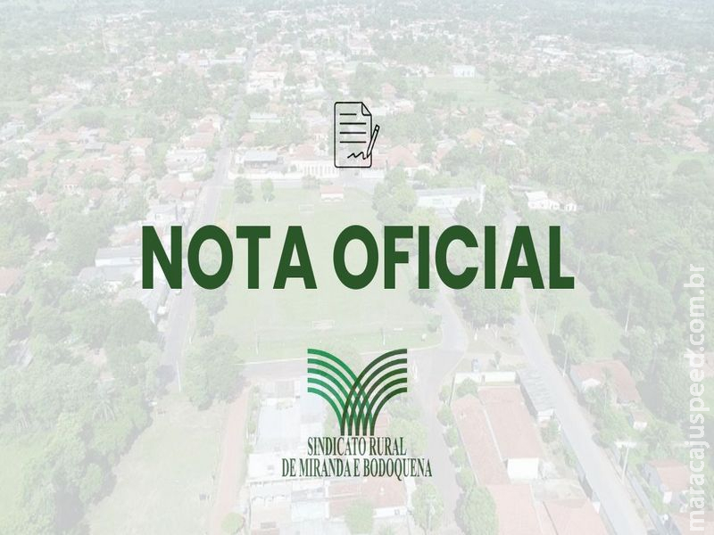 Sindicato Rural de Miranda e Bodoquena emite Nota de Repúdio contra modelo de consulta do ICMBio para o REVIS Delta do Salobra