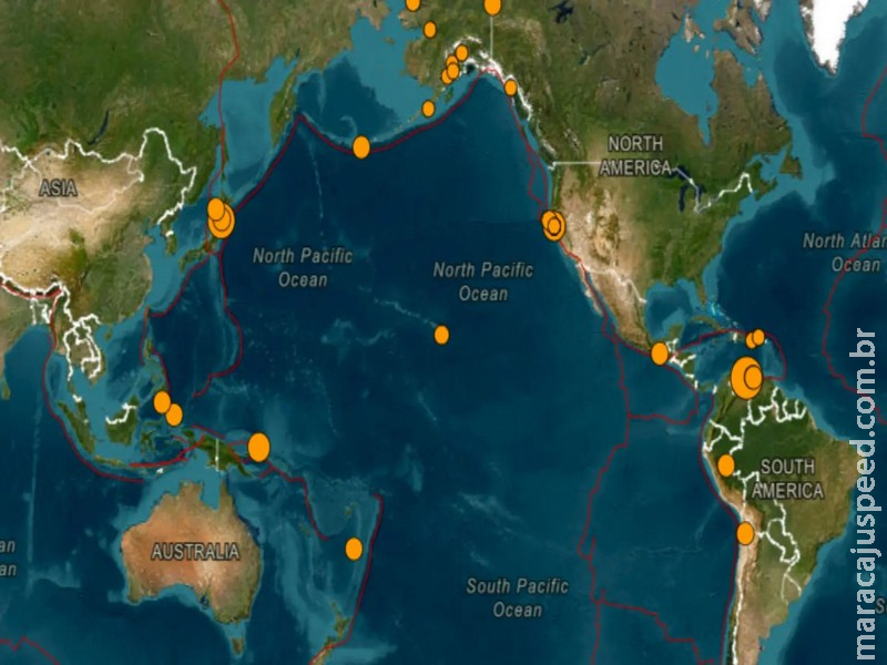 Terremotos causam estragos em países do Círculo de Fogo do Pacífico