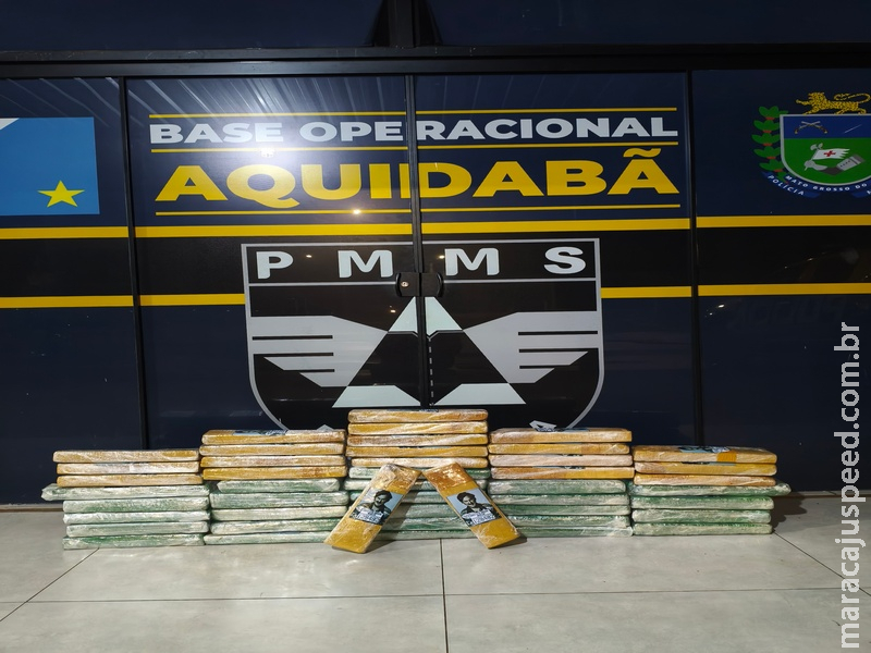 BPMRv apreende mais de 50 quilos de drogas na MS-164 durante Operação Protetor