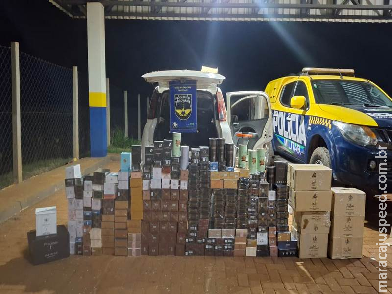 BPMRv frustra contrabando na MS-162 e aplica prejuízo de R$ 126 mil ao crime em Maracaju