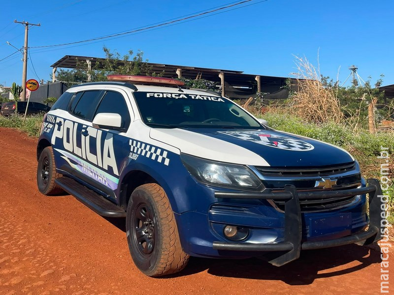 Força Tática cumpre mandado de prisão em empresa no Polo Industrial de Maracaju