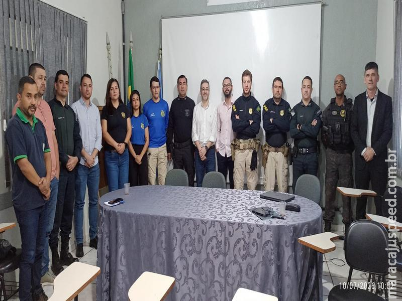 Forças de segurança se reúnem em Caarapó para traçar ações integradas contra o crime organizado