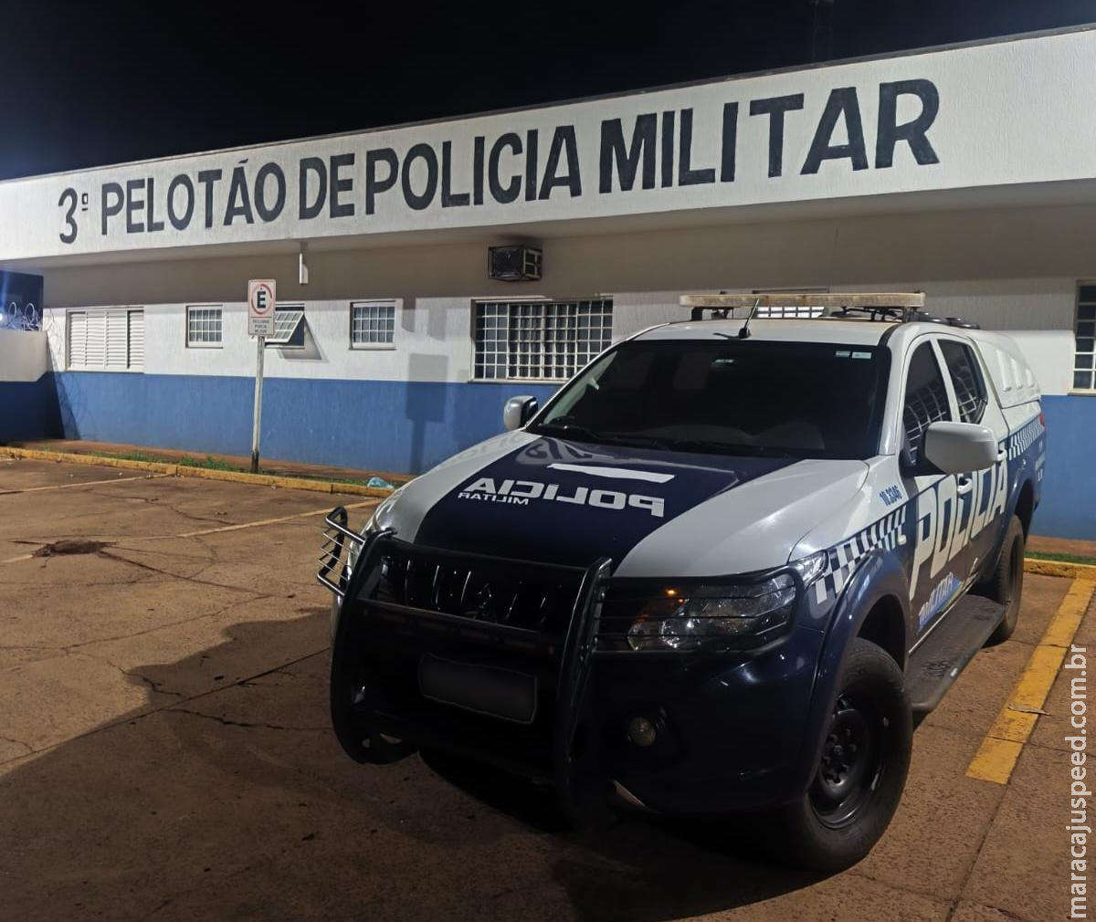 Homem é preso pela PM em Nova Alvorada do Sul após fazer ameaças de morte contra mulher que o ajudava