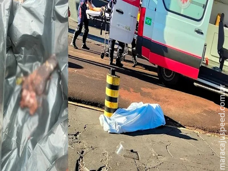 Motociclista morre e outra vítima tem pé amputado em batida entre motos em MS