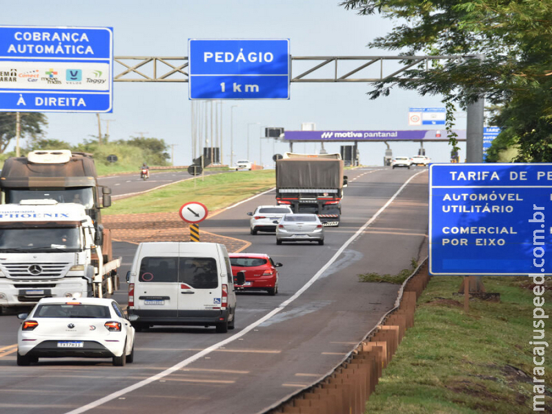 Pedágio da BR-163 terá aumento de 40,5% em MS a partir de 5 de agosto