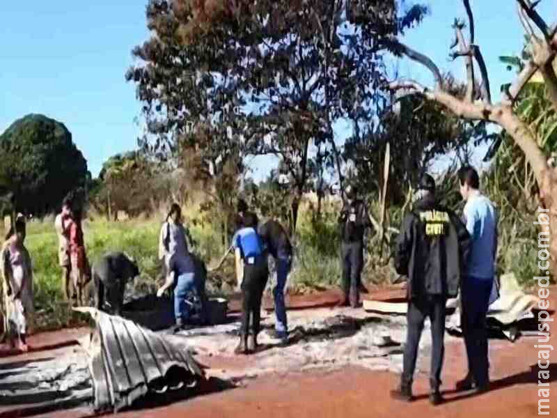 Rapaz de 22 anos morre carbonizado em incêndio na Reserva Indígena de Dourados