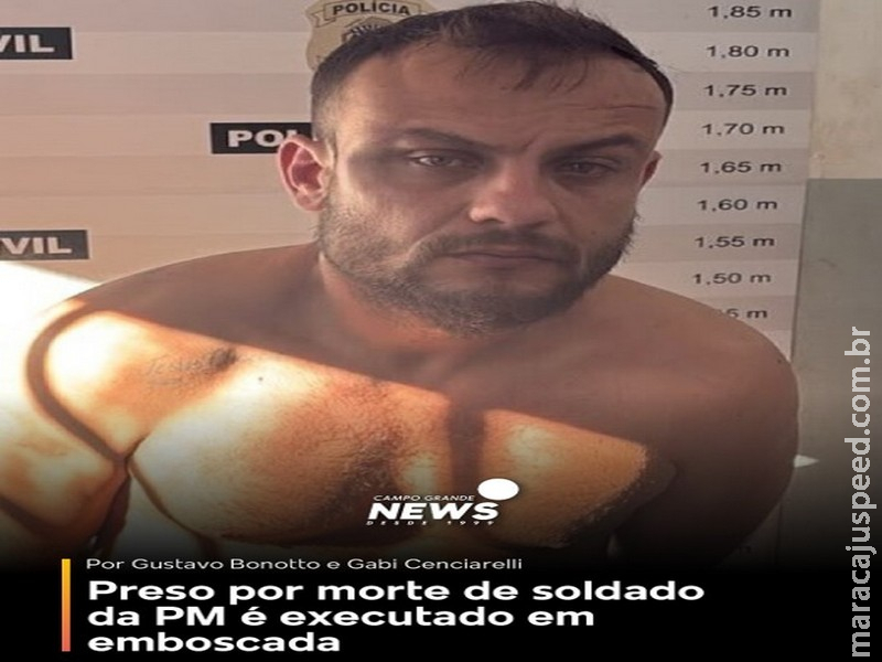 Suspeito de matar policial militar é morto a tiros durante comboio policial em Corumbá