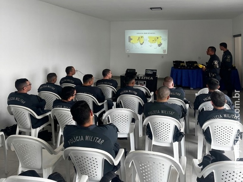 15º BPM capacita policiais para uso da TASER X2 em Nova Alvorada do Sul