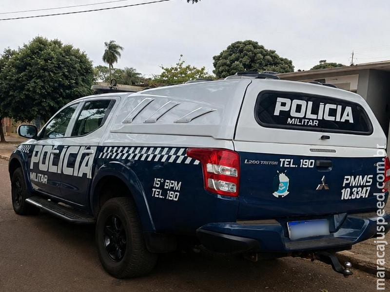 Atropelamento deixa pedestre e condutor de motoneta feridos na Avenida Benjamin Constant, em Rio Brilhante