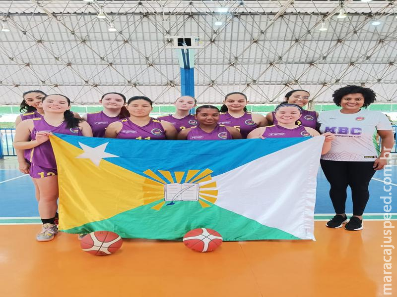 Basquetebol de Maracaju disputa os Jogos Escolares de MS de 15 a 17 anos em Campo Grande