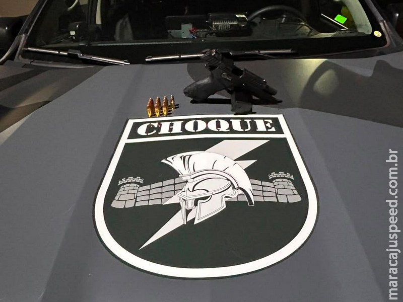 Batalhão de Choque prende suspeitos de homicídio, apreende pistola e recupera moto furtada em Campo Grande