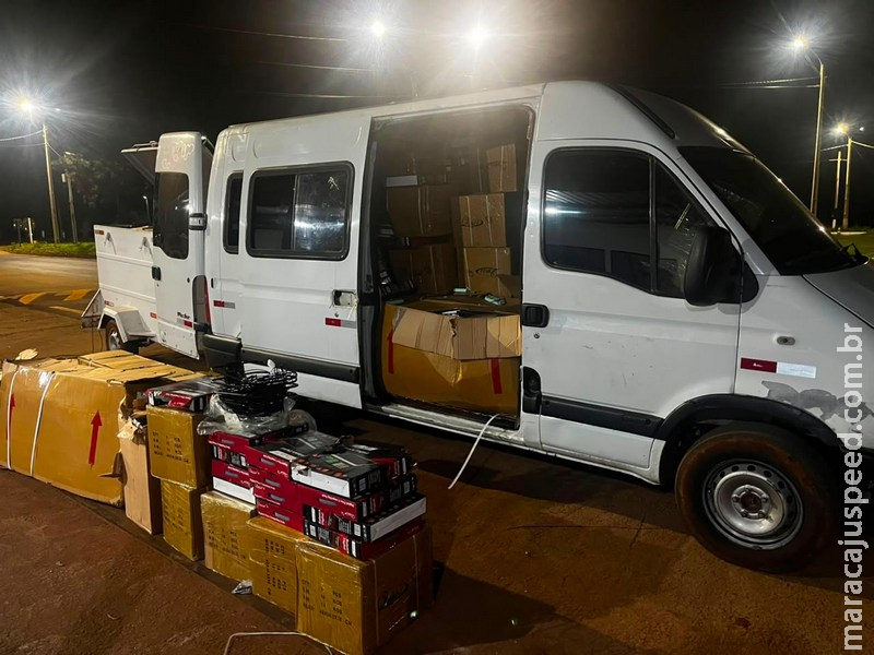 Batalhão Rodoviário apreende carga contrabandeada de R$ 166 mil na MS-164 em Ponta Porã
