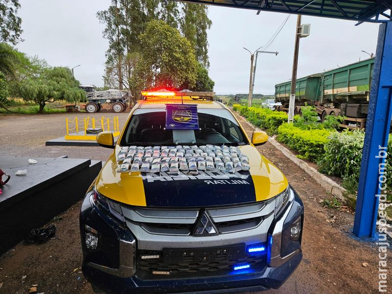 BPMRv apreende 15 quilos de haxixe em van de transporte intermunicipal na MS-156