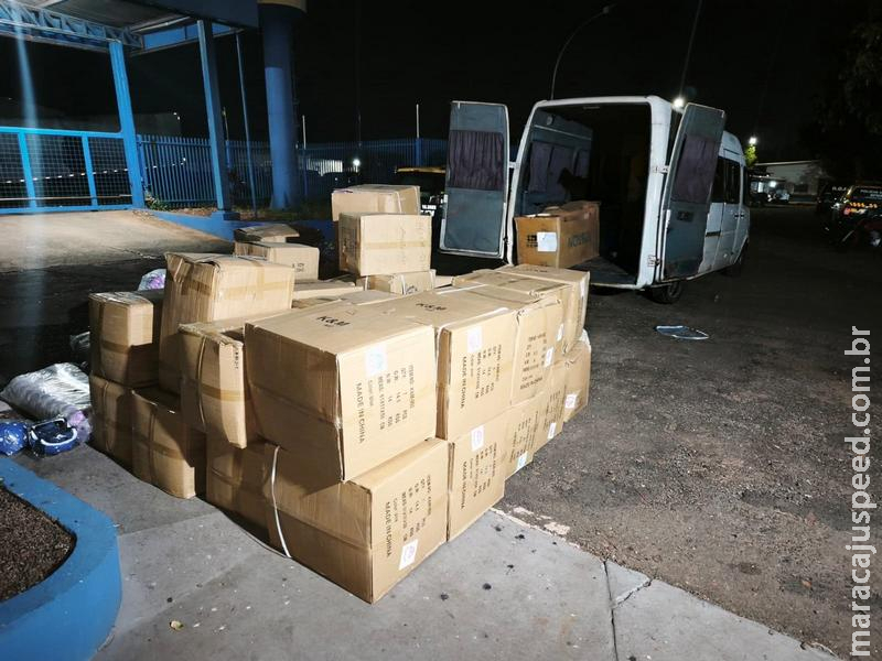 BPMRv apreende mercadorias contrabandeadas avaliadas em R$ 55 mil em Campo Grande