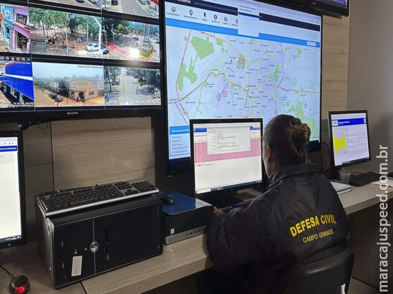 Defesa Civil emite alerta para risco de vendaval