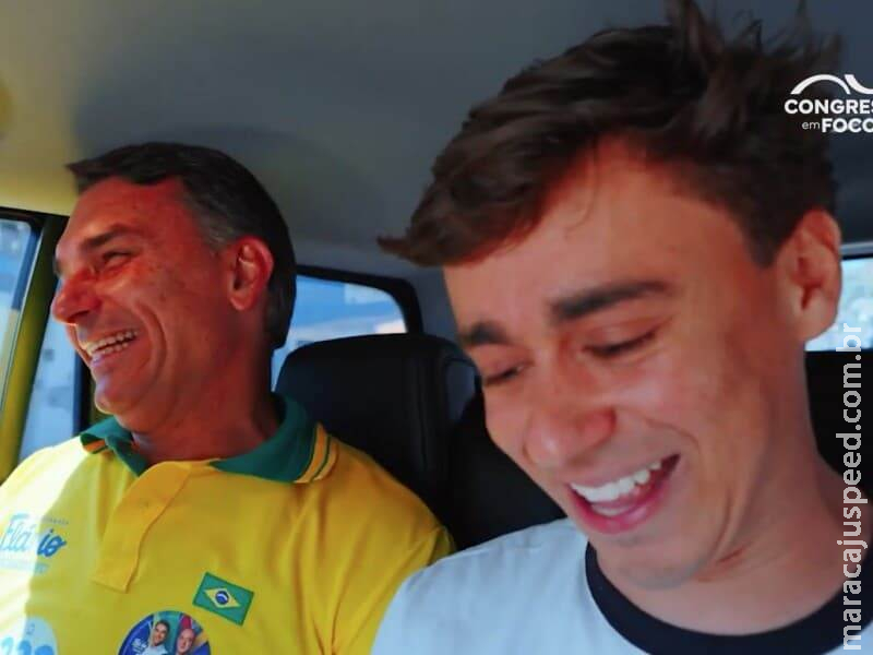 Em ping-pong com Nikolas, Flávio Bolsonaro define Lula como "passado"