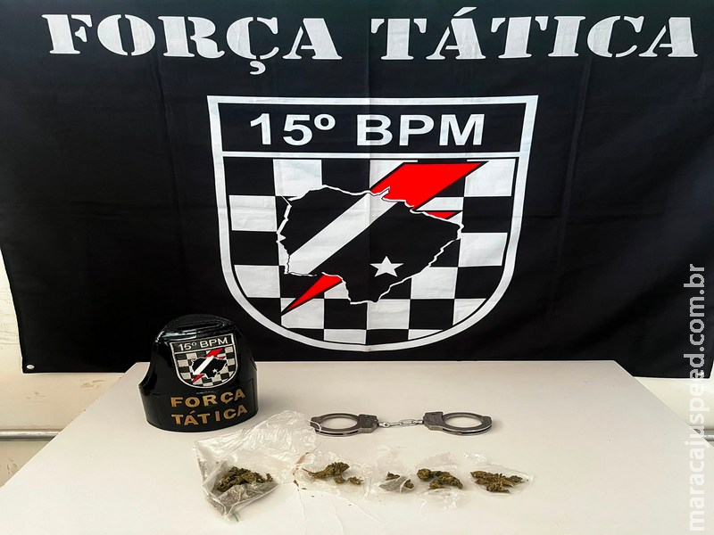 Força Tática prende foragido da Justiça mineira e apreende porções de droga no Jardim Lisboa