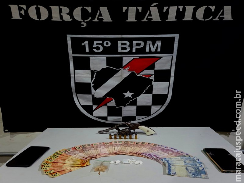 Força Tática prende suspeito de integrar facção que efetuou disparos em via pública em Maracaju
