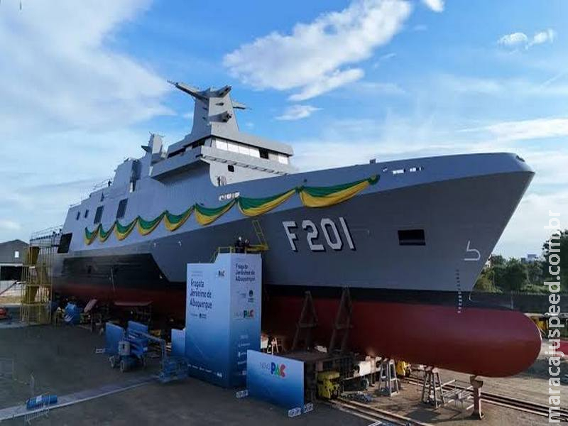 Fragata ‘Jerônimo de Albuquerque’ (F 201) inicia testes de mar