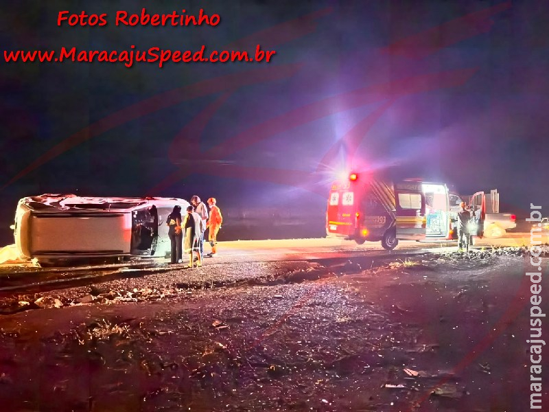 Grave colisão entre bitrem e caminhonete mobiliza socorro na BR-267 em Maracaju