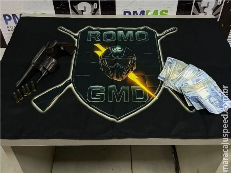 Guarda Municipal prende dois foragidos e apreende arma em Dourados