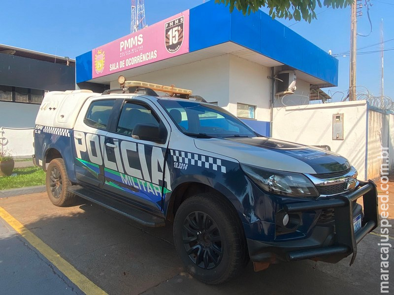 Homem é detido por ameaça após desentendimento em residência em Maracaju