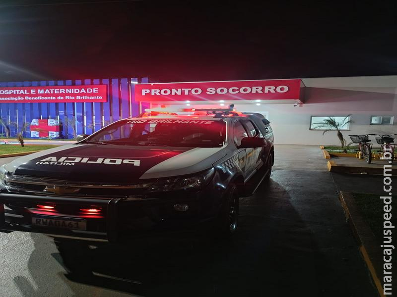 Homem é preso por dirigir embriagado após sofrer queda de motocicleta em Rio Brilhante
