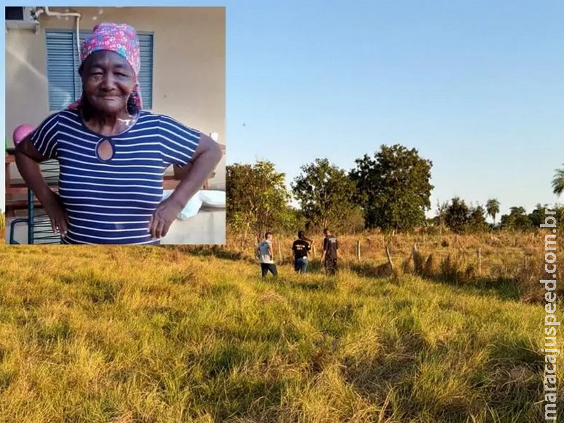 Idosa desaparecida há 19 dias é encontrada morta em Coxim