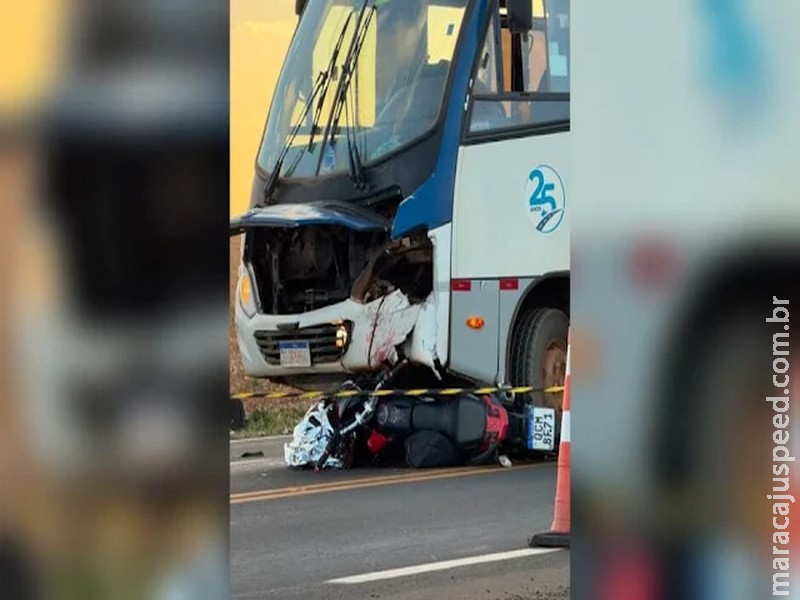 Motociclista morre após colidir contra micro-ônibus na MS-306, em MS