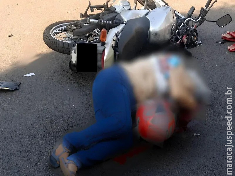 Motociclista morre no local após colisão com veículo no bairro Eldorado, em Costa Rica